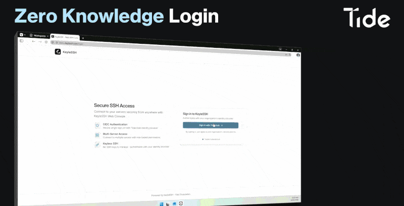 Zero Knowledge Authentication